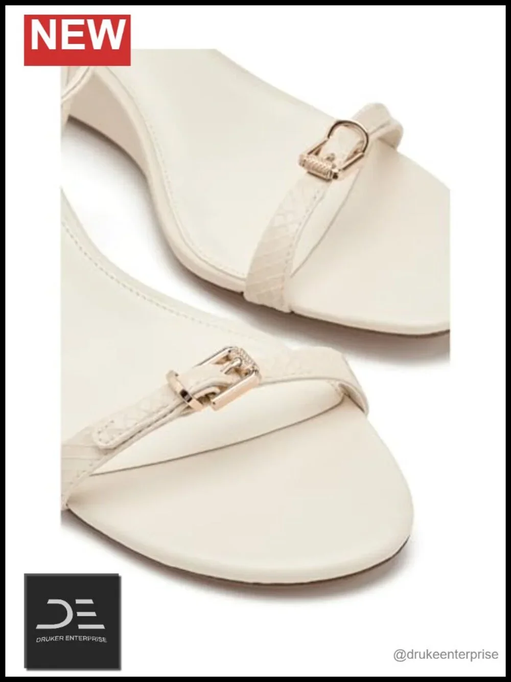 Wedge Sandal Ankle Strap Leather Open Toe Women's